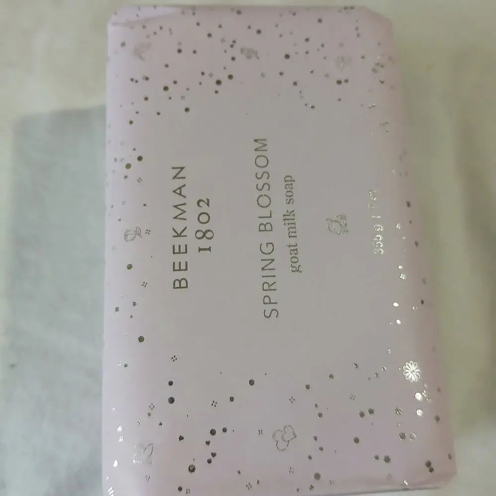 Beekman 1802 SPRING BLOSSOM 9 oz goat milk soap Made in the USA NEW - Picture 2 of 6